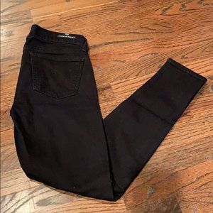 Citizen of humanity black low rise skinny jeans.